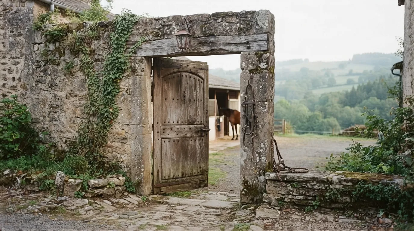 Entrée du Élevage Fast, centre équestre à Saint-Geniès